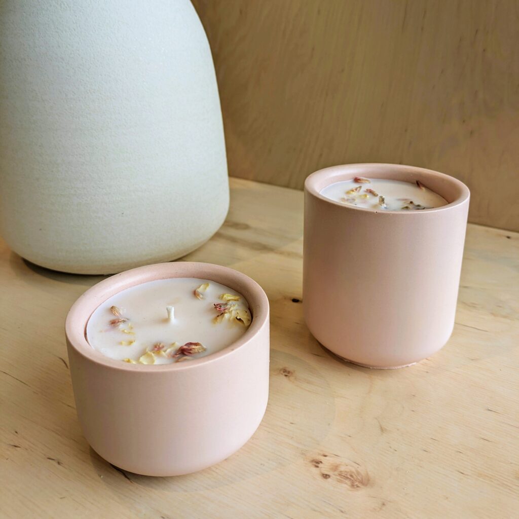 bougie parfumée frangipanier