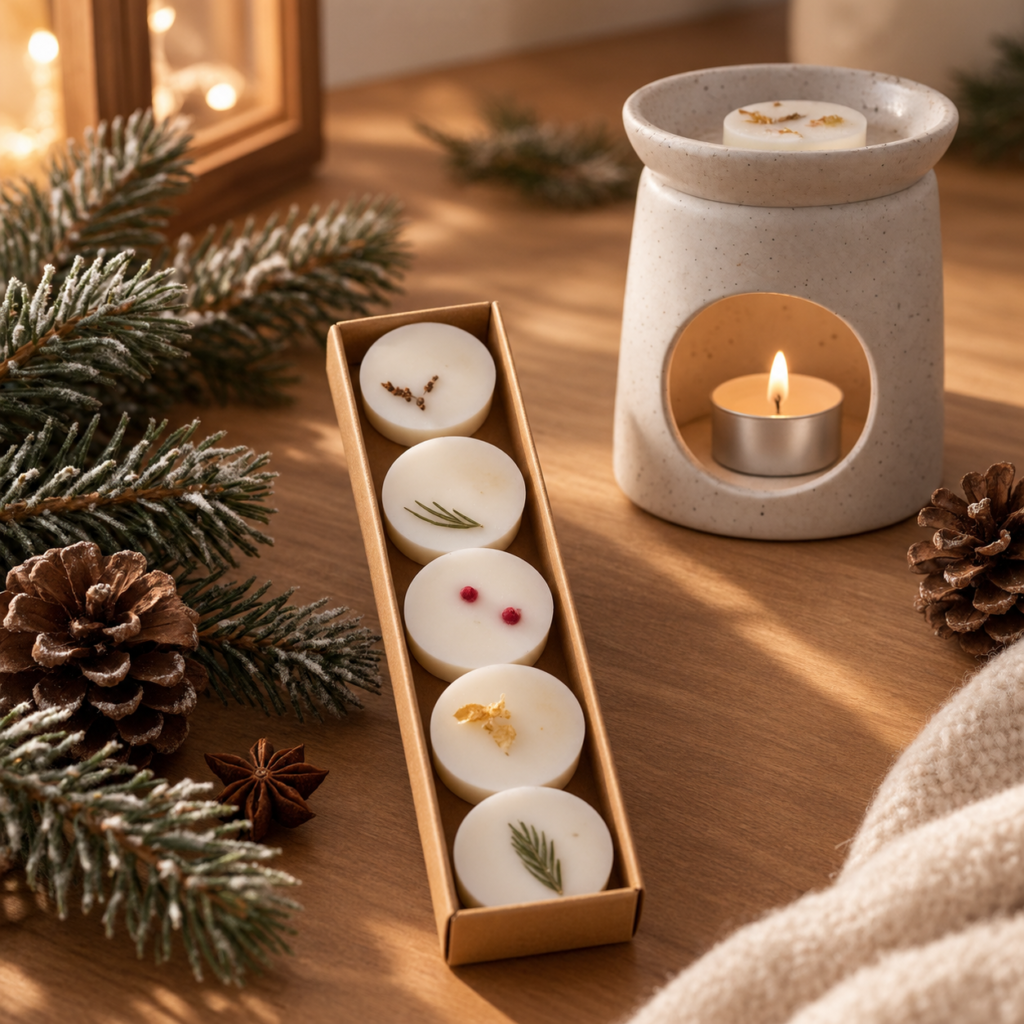 Coffret de 5 fondants parfumés hivernaux