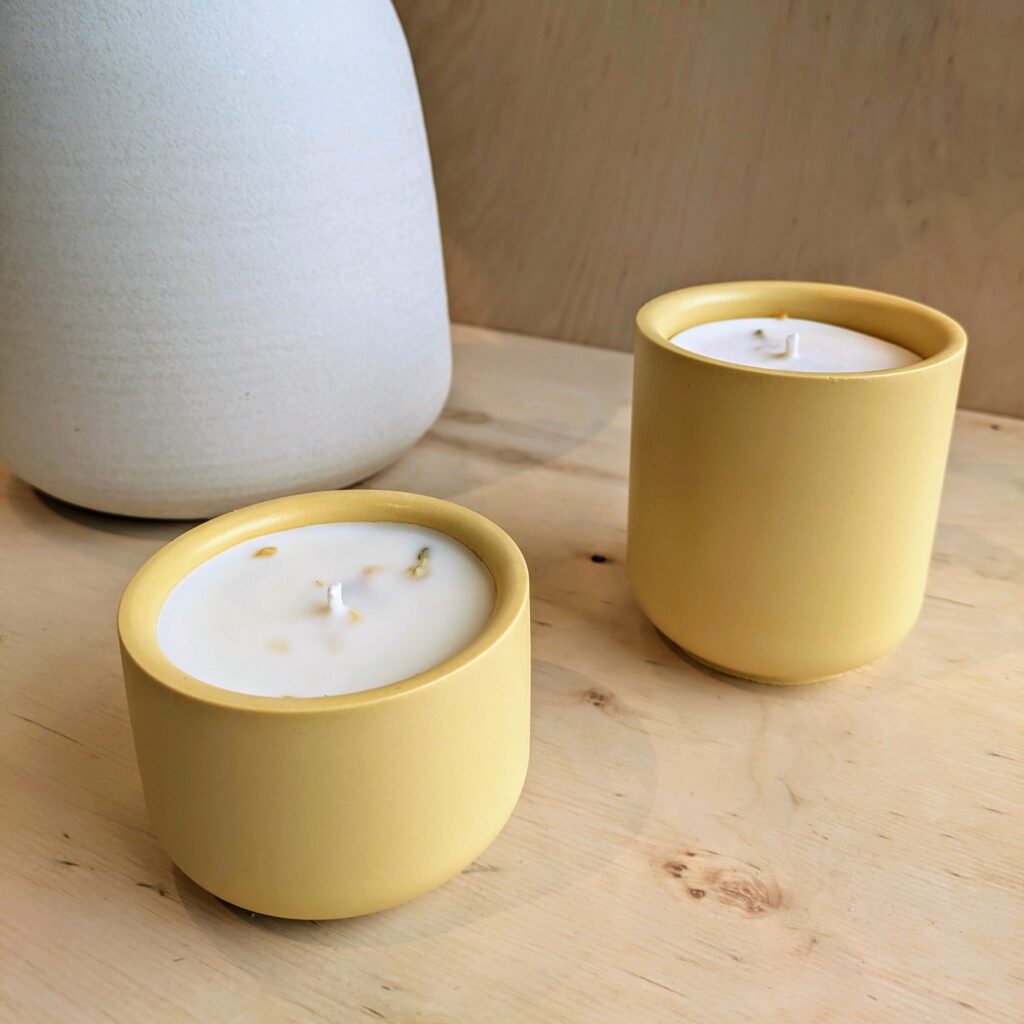 bougie naturelle bois d'orange